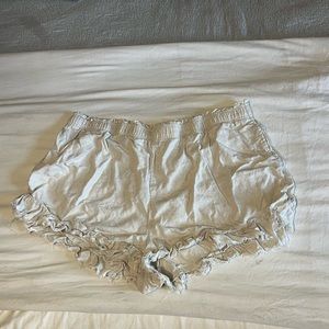 Aerie ruffle shorts
